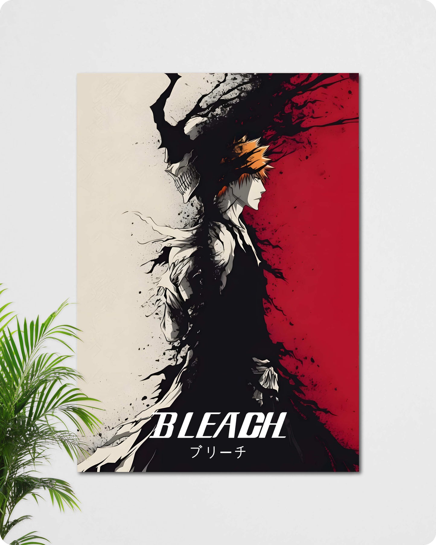 Bleach Anime Poster – Ichigo & Bankai Split Power