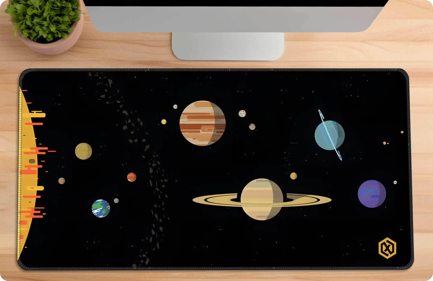 Solar System Deskmat – Planetary Orbit Galaxy