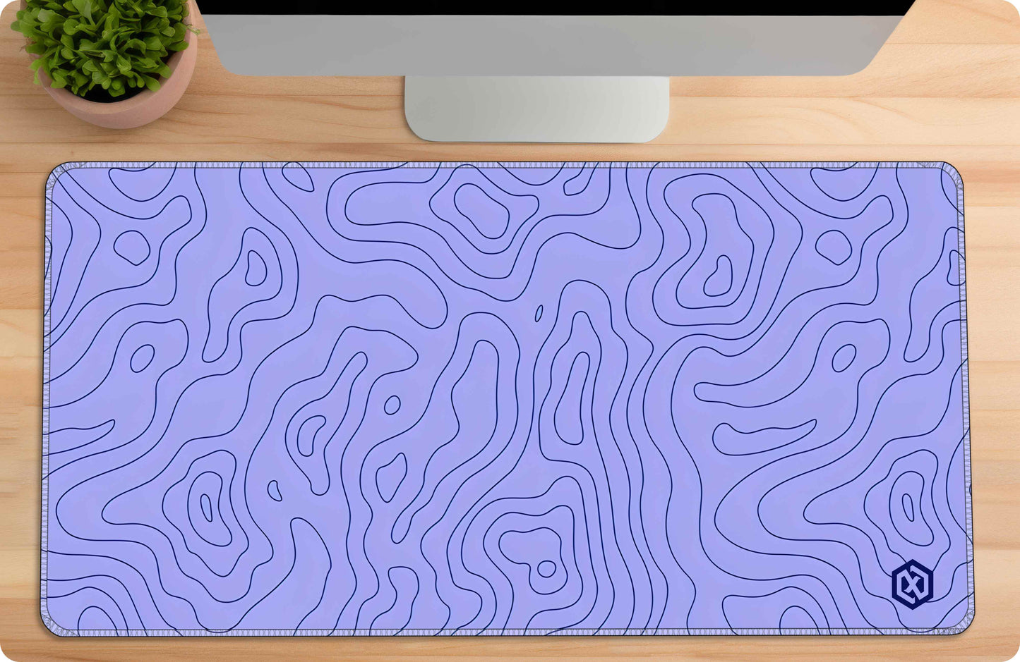 Geographic Abstract Deskmat - Sleek Line Patterns