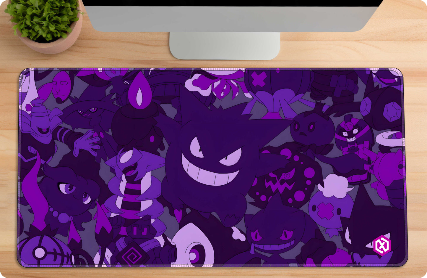 Pokémon Ghost-Type Deskmat - Gengar to Mimikyu