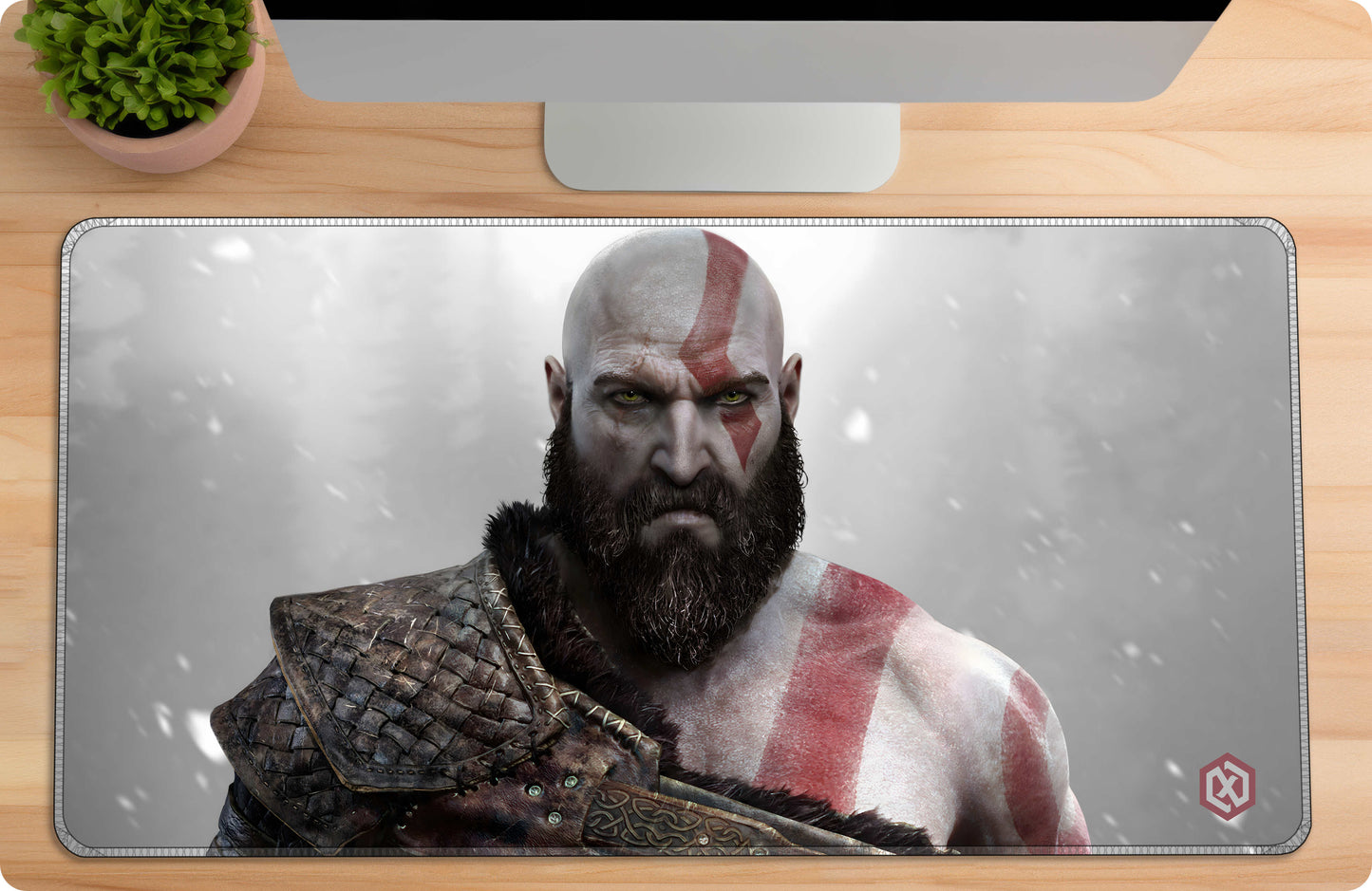 Kratos Game Deskmat – God of War Ragnarok