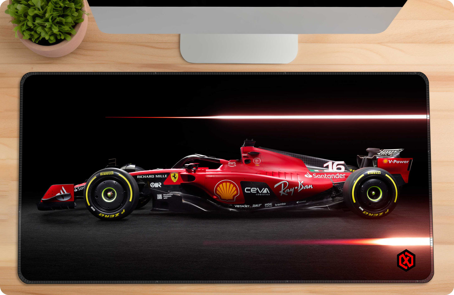 Formula 1 Ferrari Deskmat – F1 Motorsport Racing