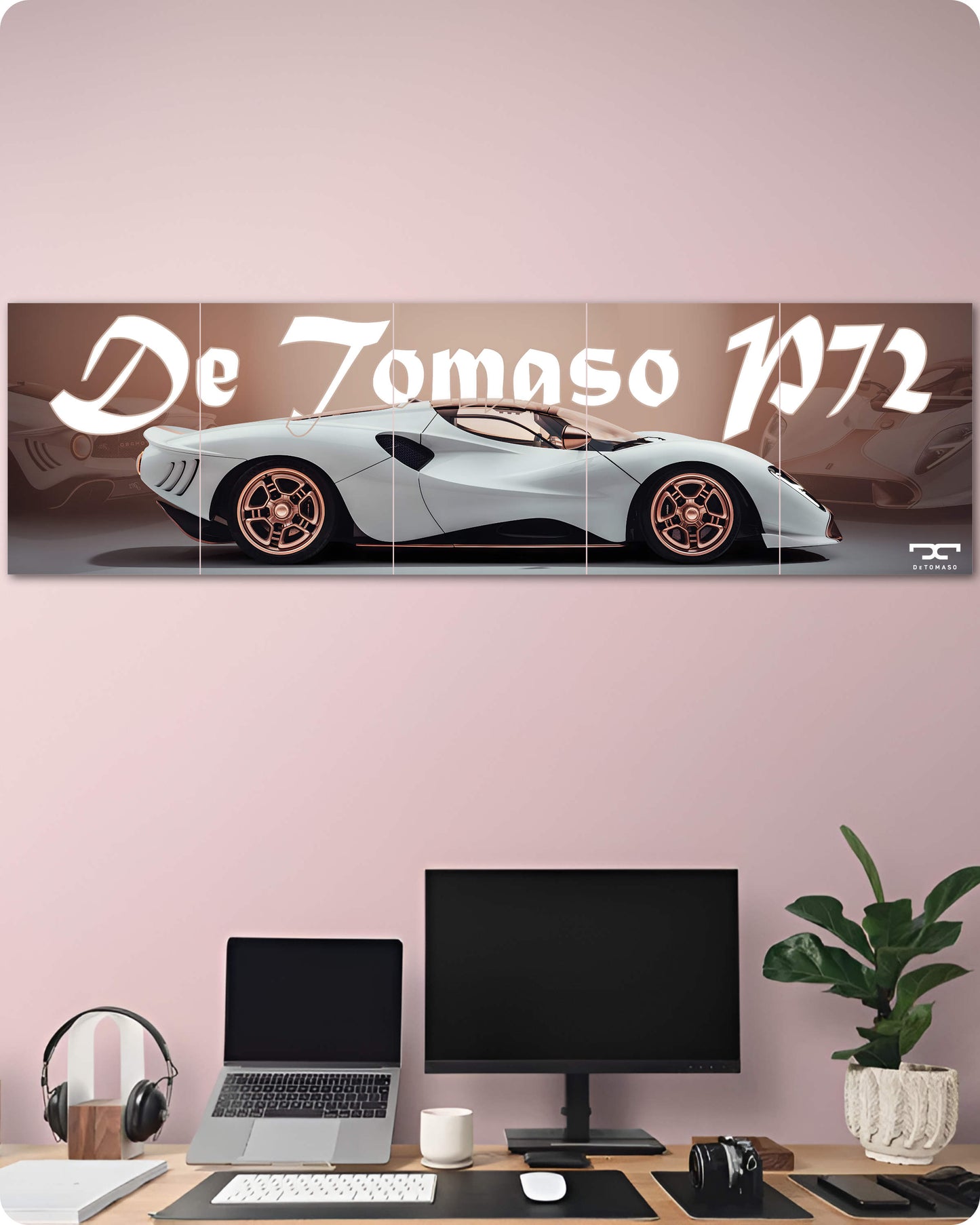 De Tomaso P72 Car Poster - 5 Piece Split Set