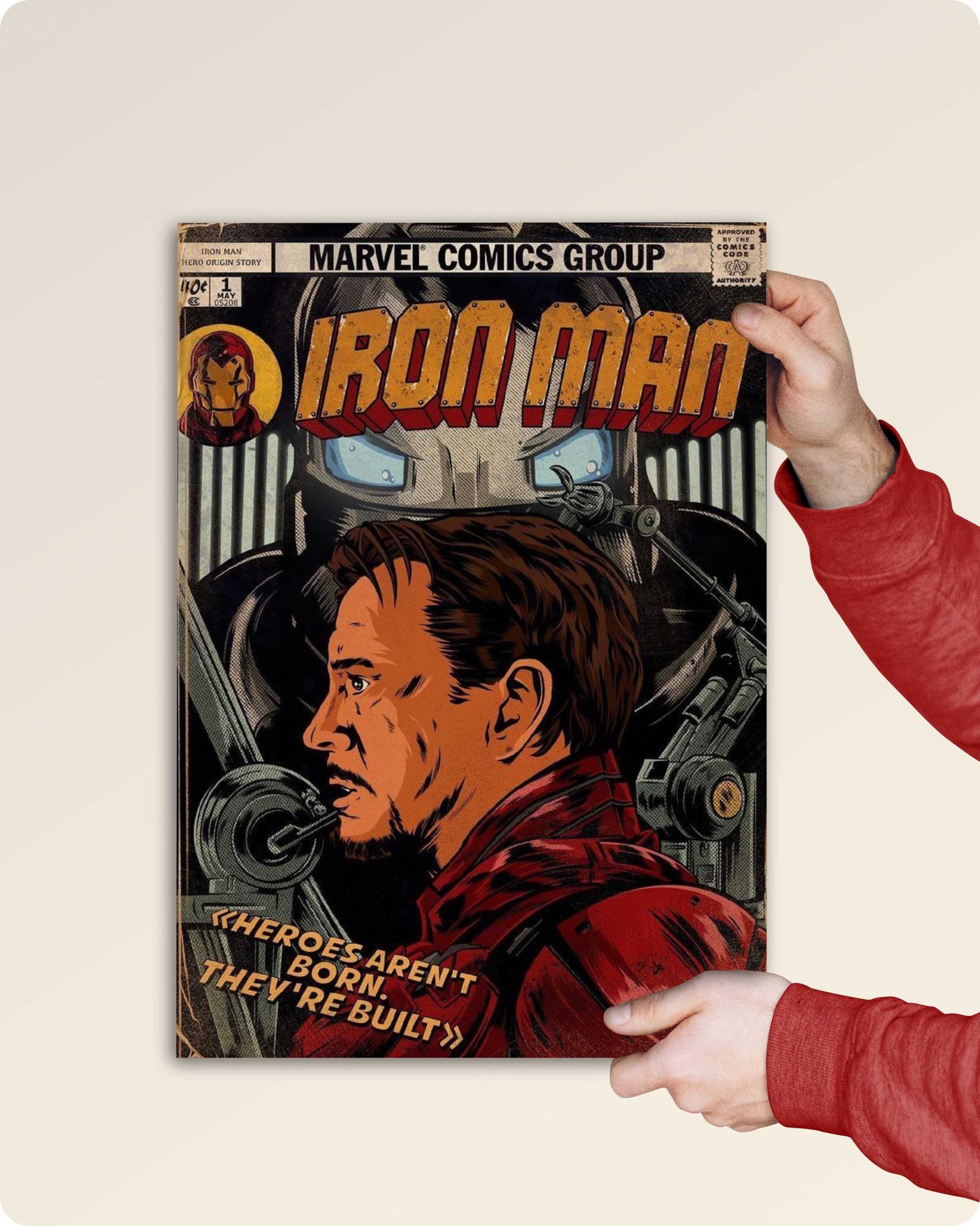 Iron Man Poster – Tony Stark Marvel Superhero
