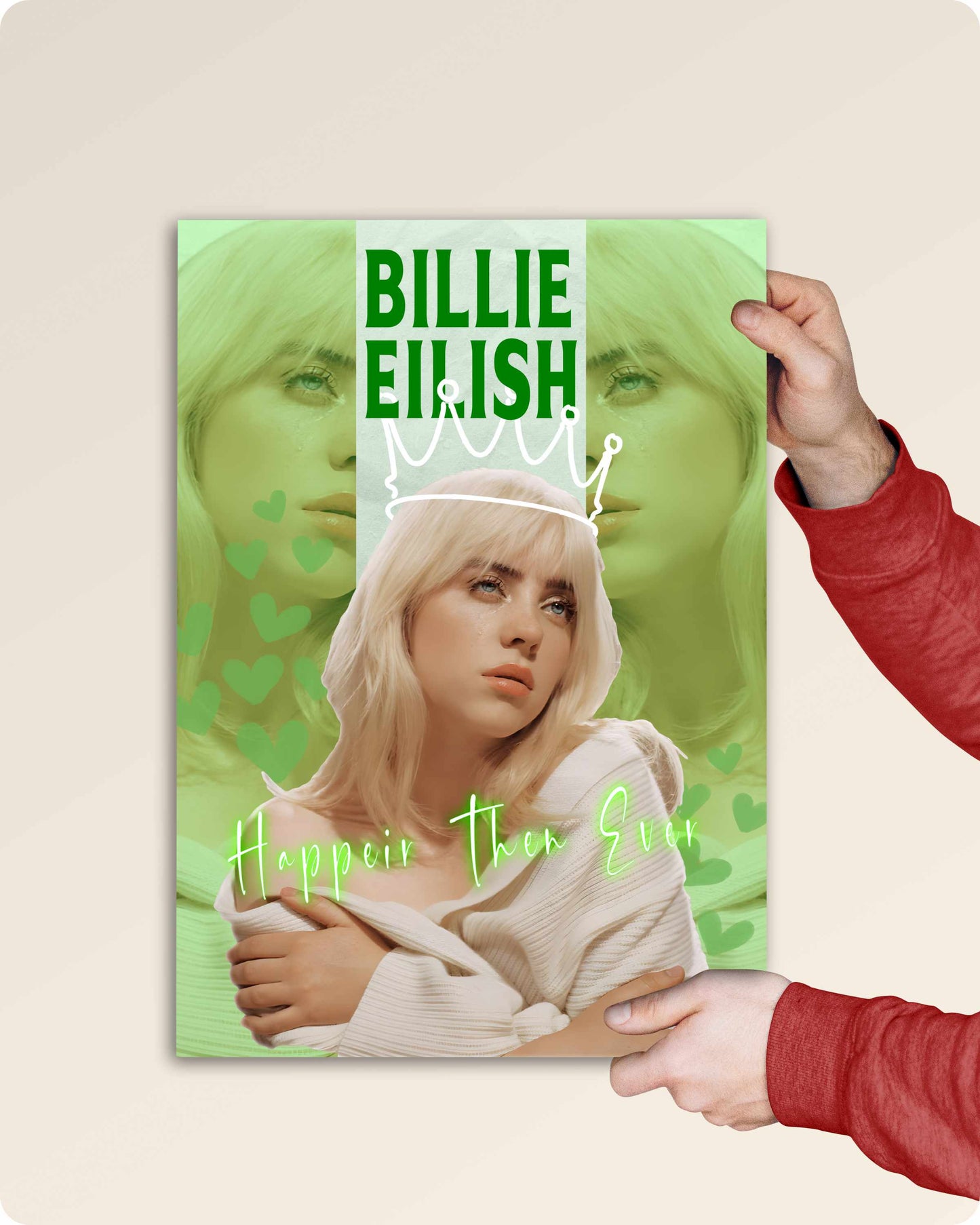 Billie Eilish Music Poster - Happier Than Ever