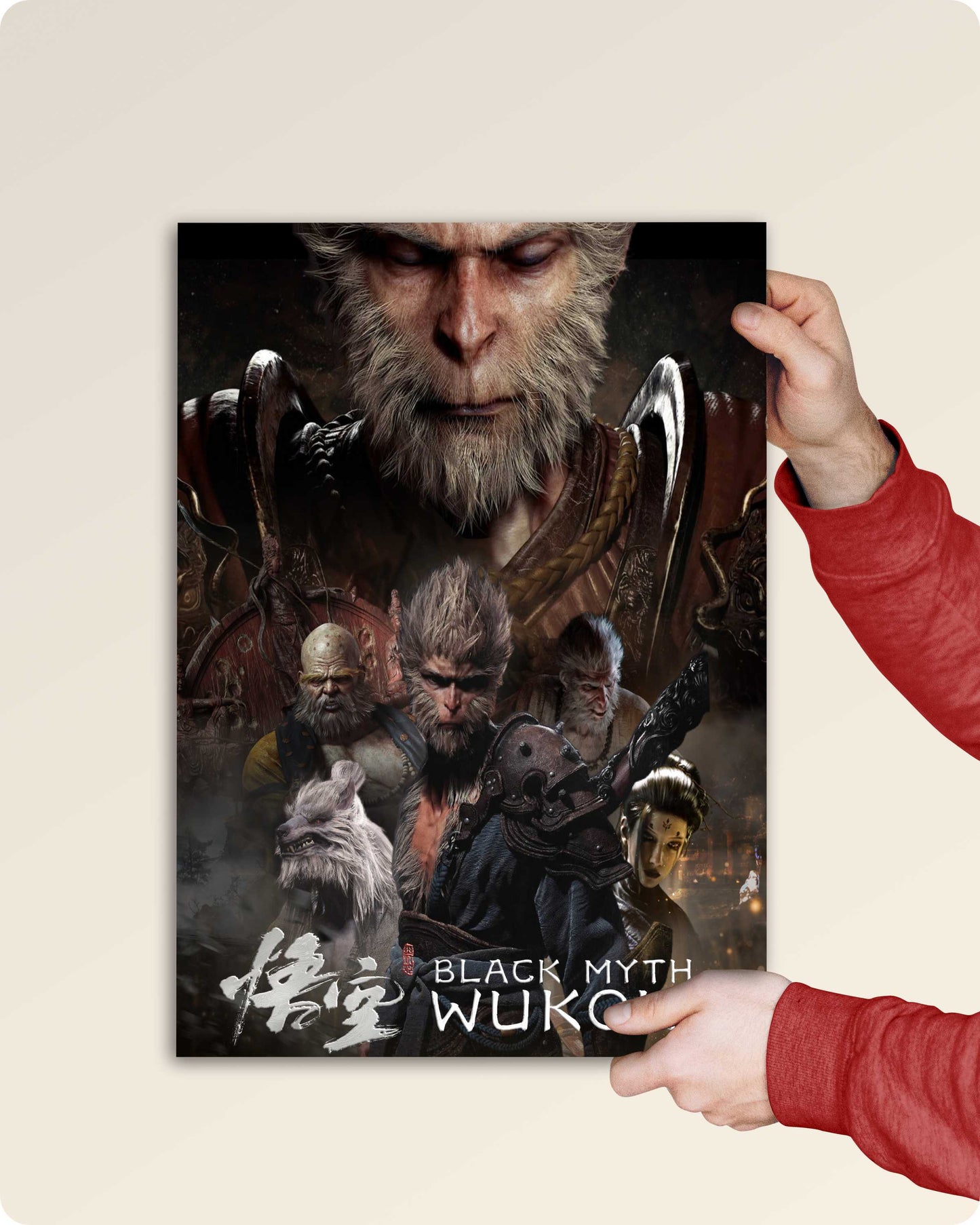 Black Myth Wukong Game Poster – The Monkey King