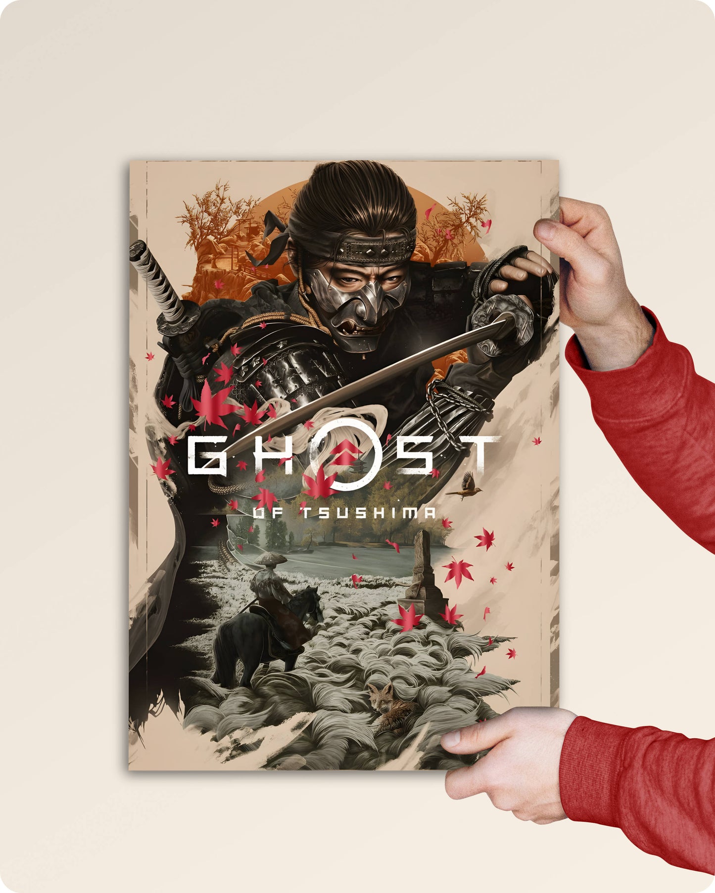 Ghost of Tsushima Game Poster