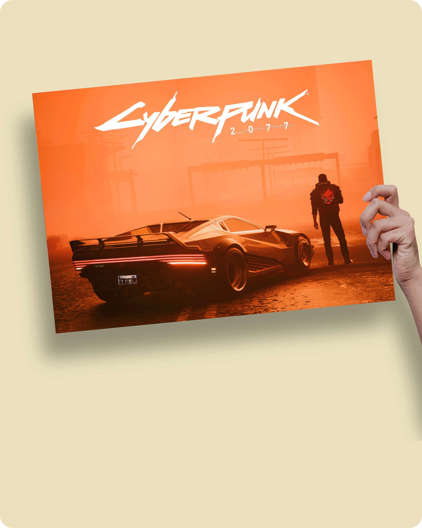 Cyberpunk 2077 Game Poster - V and Johnny Silverhand