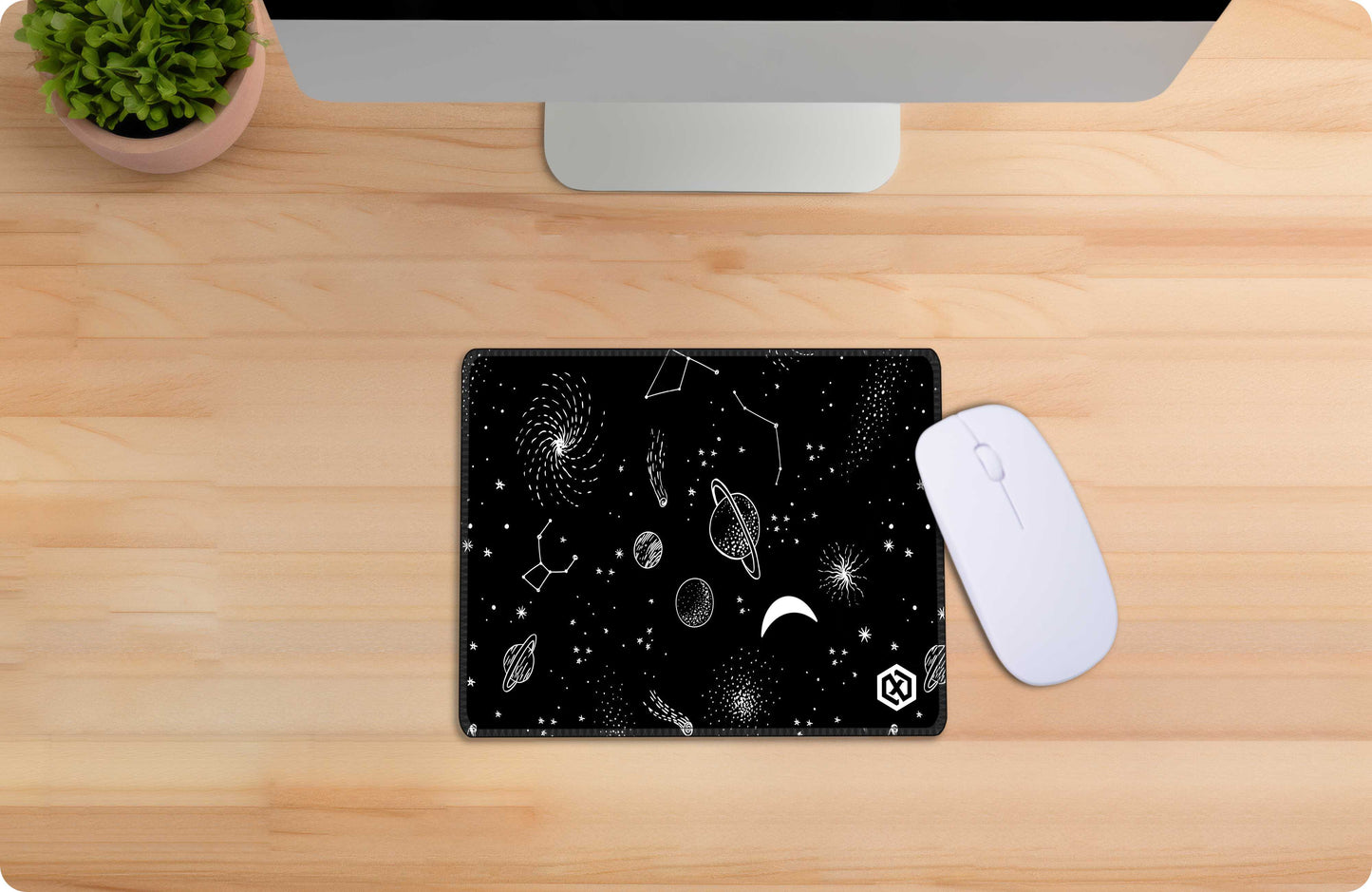 Space Deskmat – Outer Space Planets & Stars Cosmic