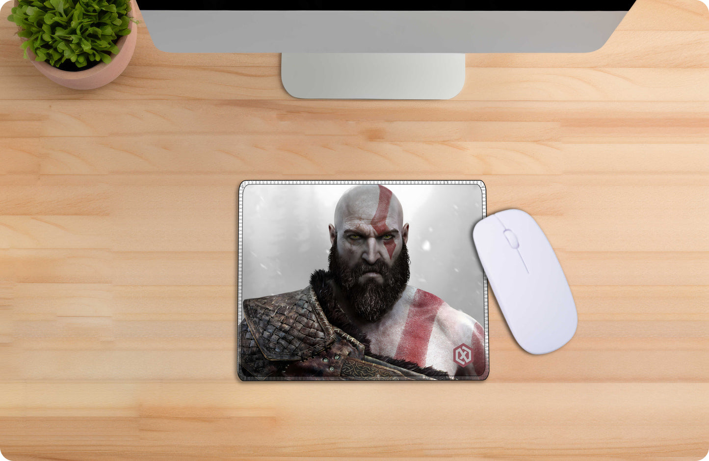 Kratos Game Deskmat – God of War Ragnarok