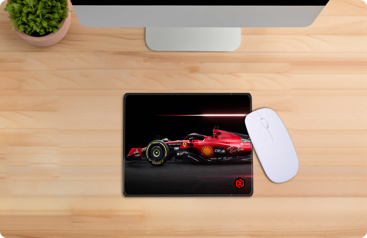 Formula 1 Ferrari Deskmat – F1 Motorsport Racing