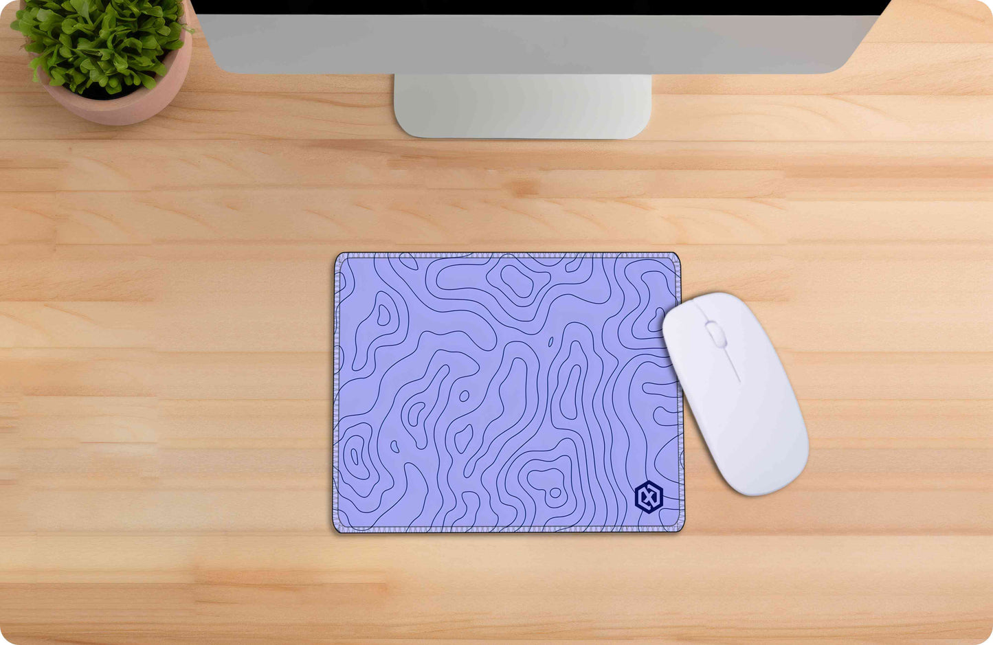 Geographic Abstract Deskmat - Sleek Line Patterns