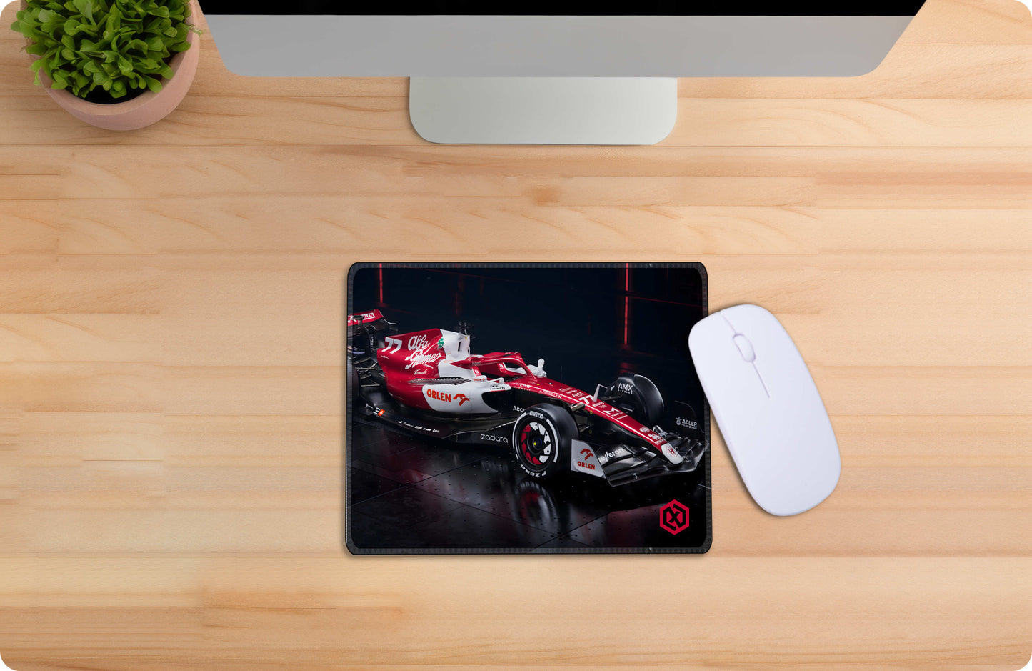 Alfa Romeo C24 Formula 1 Deskmat – F1 Supercar Motorsport
