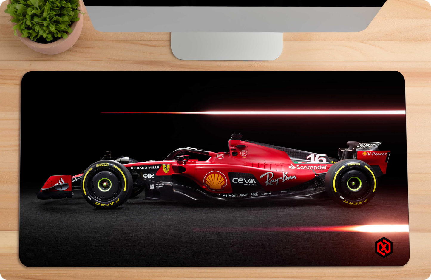Formula 1 Ferrari Deskmat – F1 Motorsport Racing