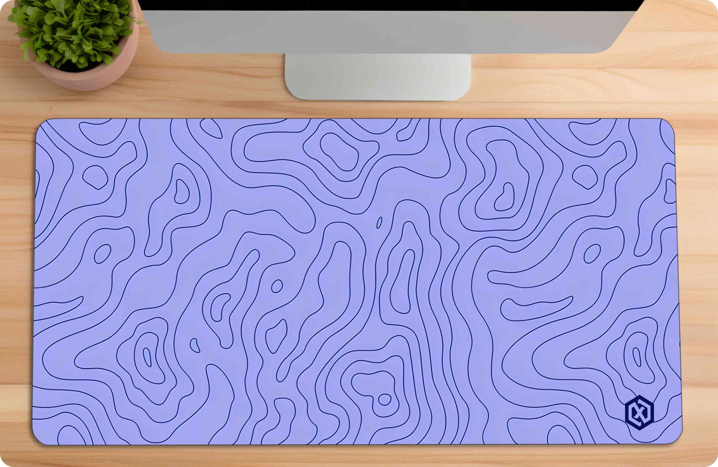 Geographic Abstract Deskmat - Sleek Line Patterns