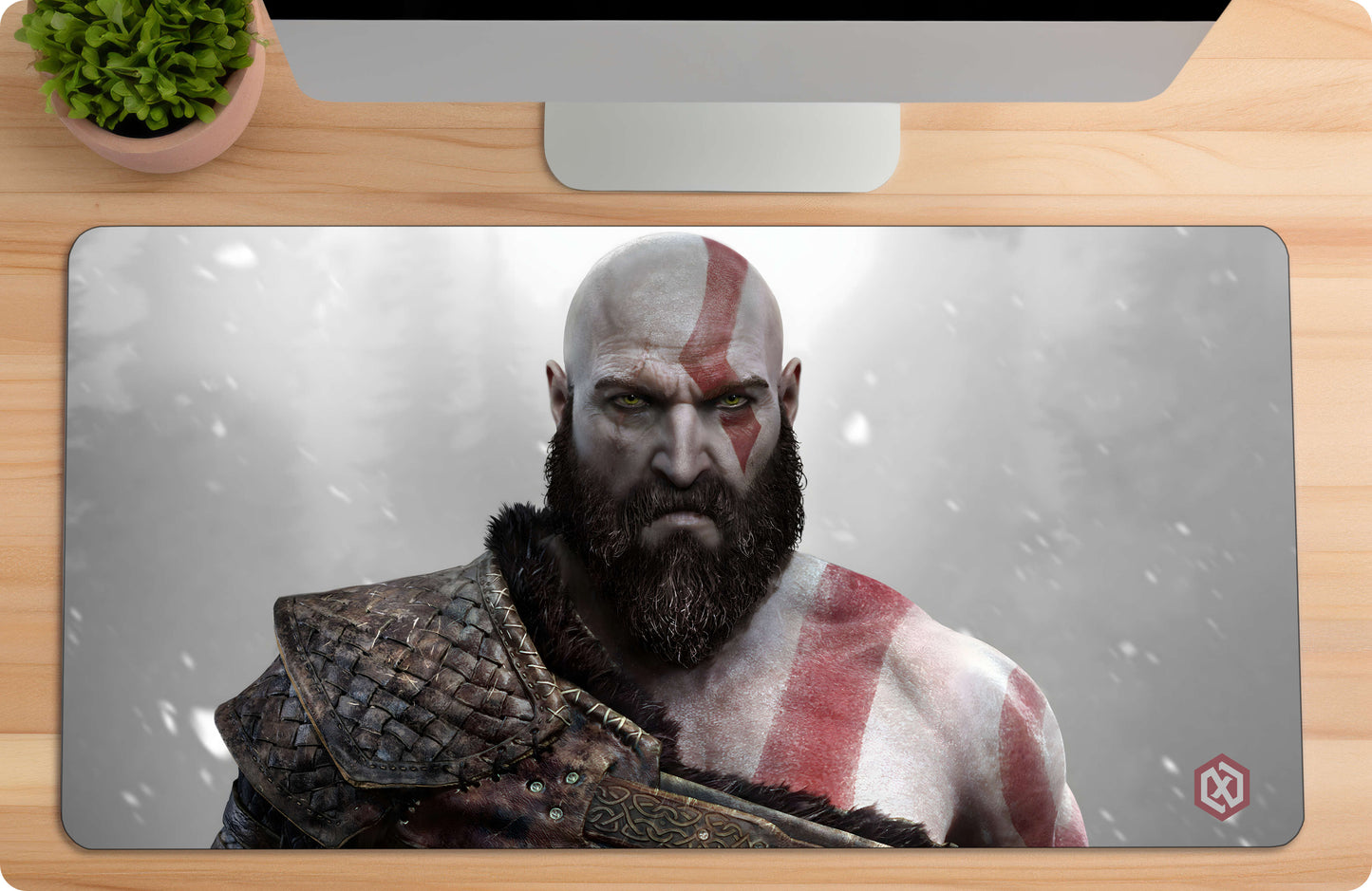 Kratos Game Deskmat – God of War Ragnarok