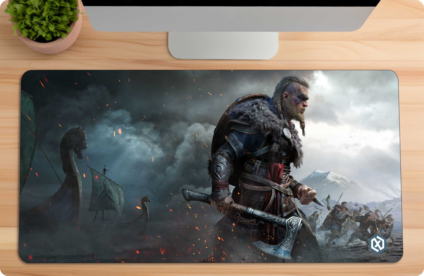 Assassin's Creed Valhalla Game Deskmat – Viking Warrior