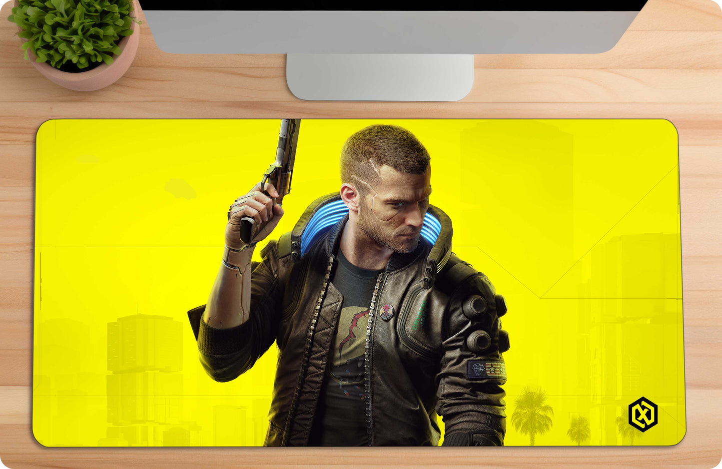 Cyberpunk 2077 Game Deskmat - Johnny Silverhand