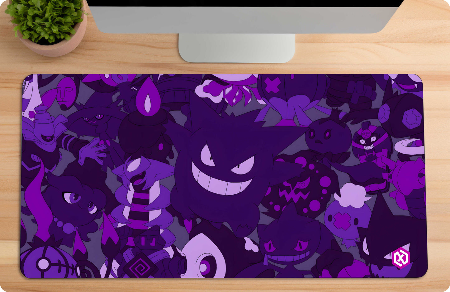 Pokémon Ghost-Type Deskmat - Gengar to Mimikyu