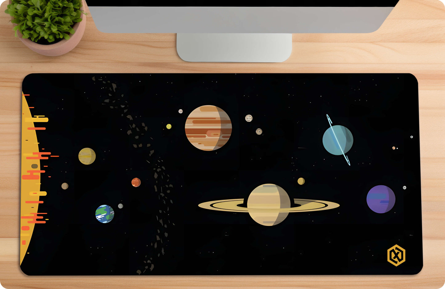 Solar System Deskmat – Planetary Orbit Galaxy