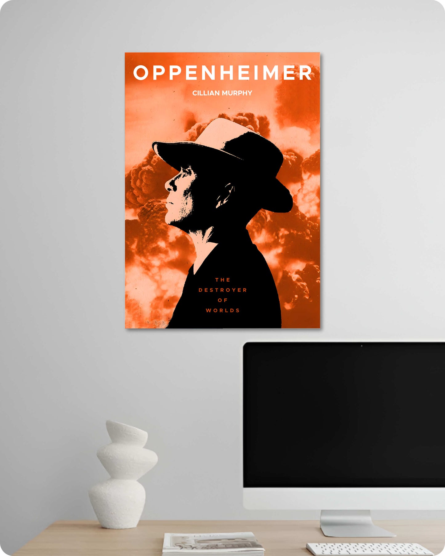 Oppenheimer Movie Poster - Cillian Murphy & Christopher Nolan