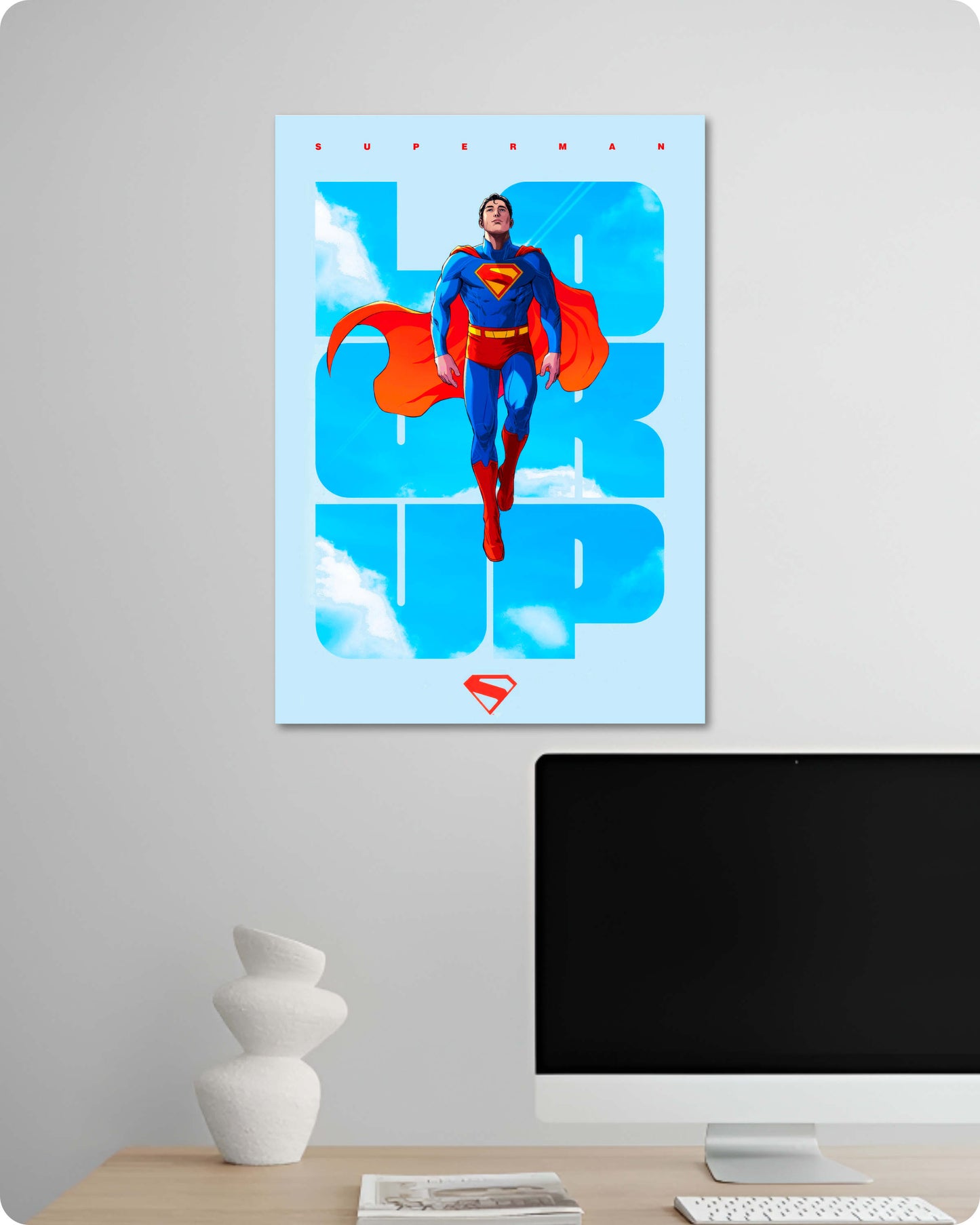 Superman Poster Look Up - DC Superhero