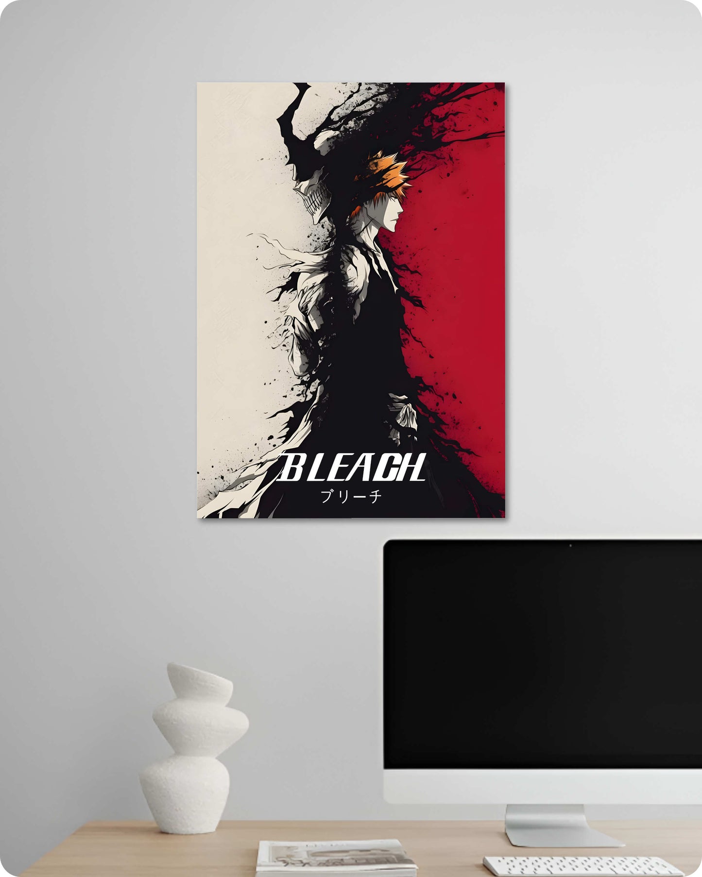 Bleach Anime Poster – Ichigo & Bankai Split Power