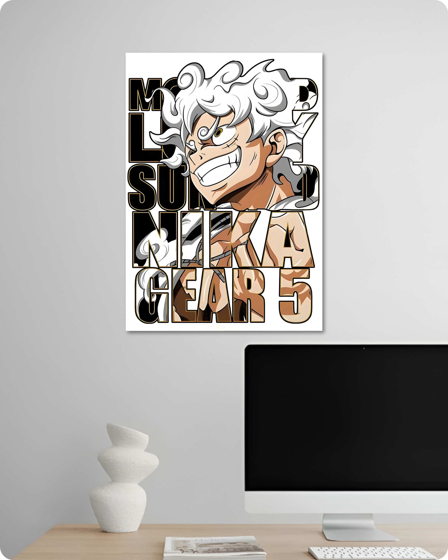 One Piece Anime Poster – Luffy Gear 5 Joy Boy