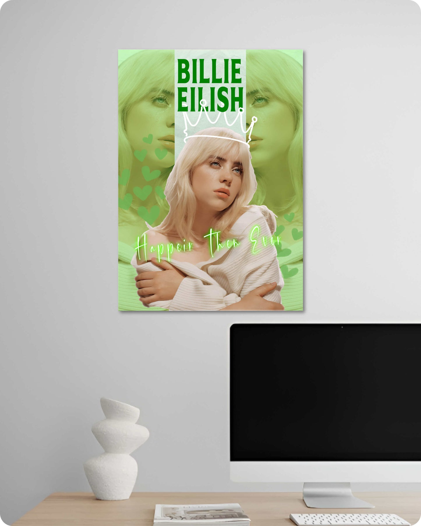 Billie Eilish Music Poster - Happier Than Ever