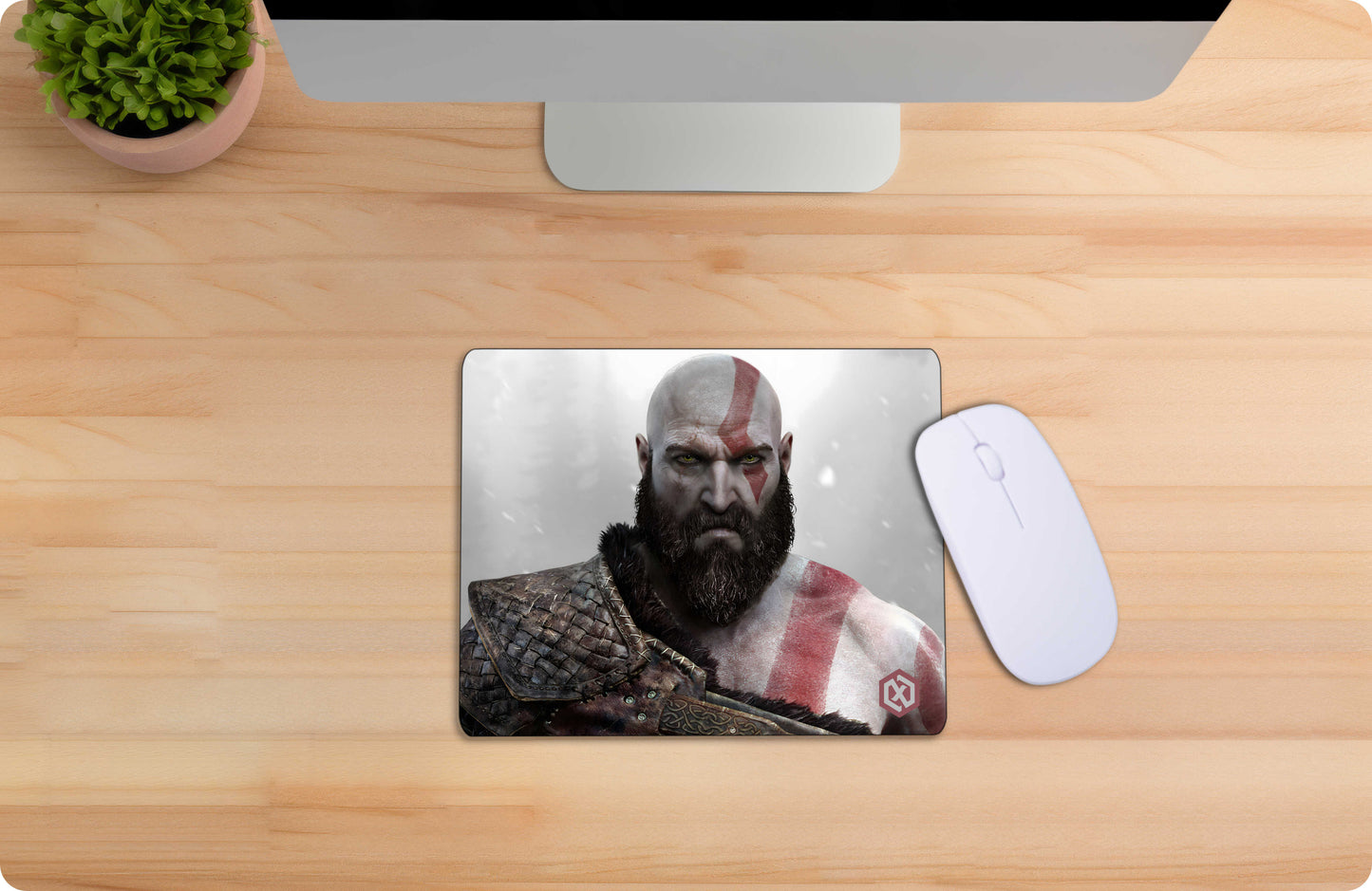 Kratos Game Deskmat – God of War Ragnarok