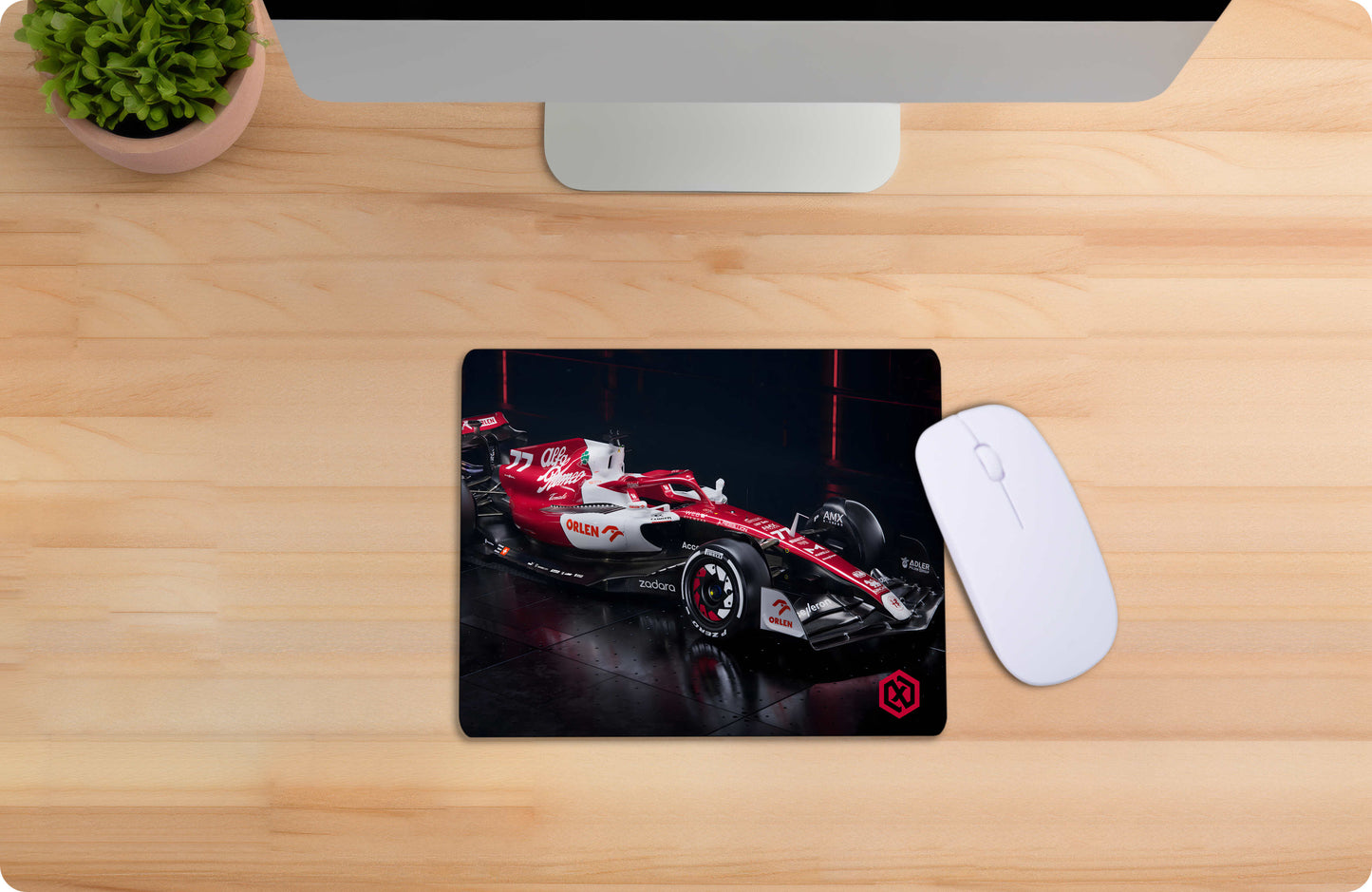 Alfa Romeo C24 Formula 1 Deskmat – F1 Supercar Motorsport