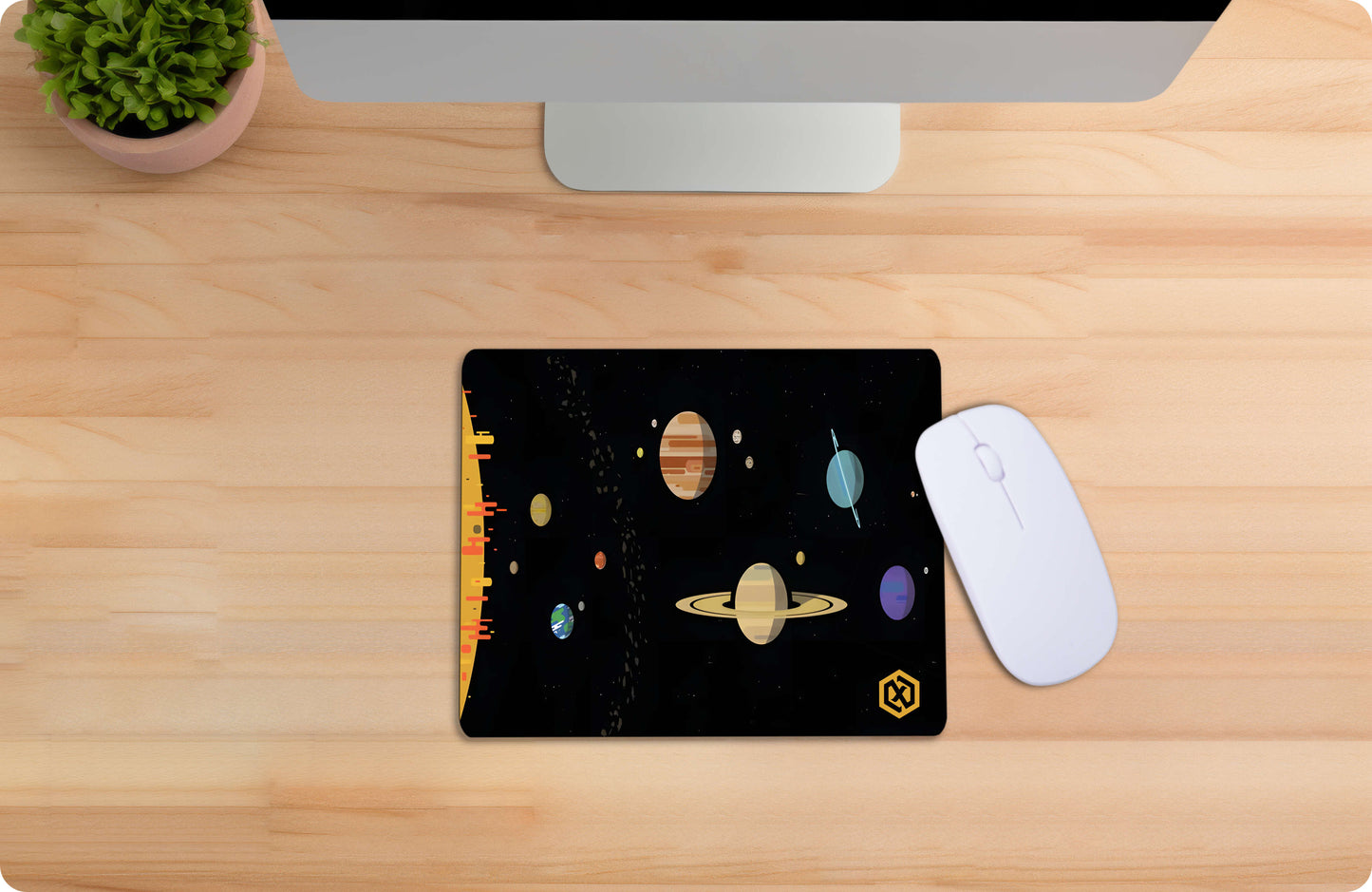Solar System Deskmat – Planetary Orbit Galaxy