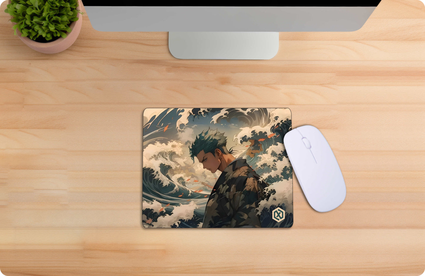 One Piece Zoro Anime Deskmat - Three Swords Style