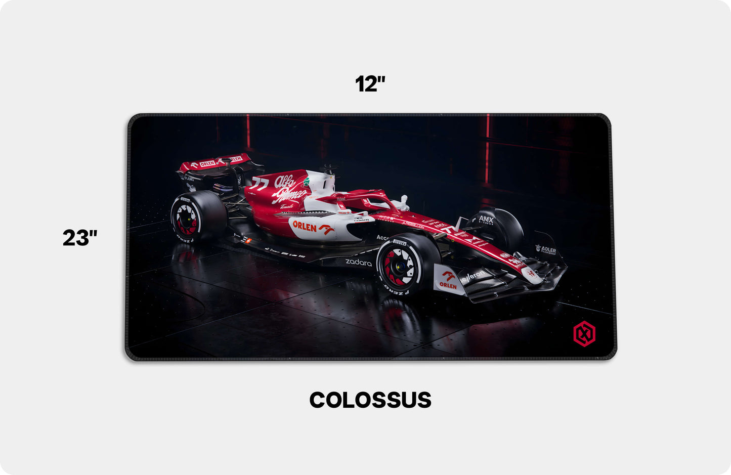 Alfa Romeo C24 Formula 1 Deskmat – F1 Supercar Motorsport