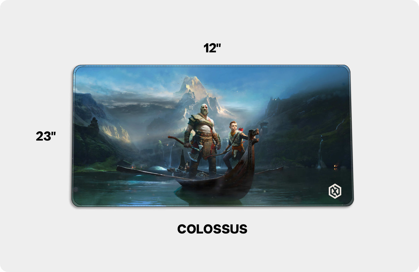 God of War Ragnarok Game Deskmat - Kratos & Atreus