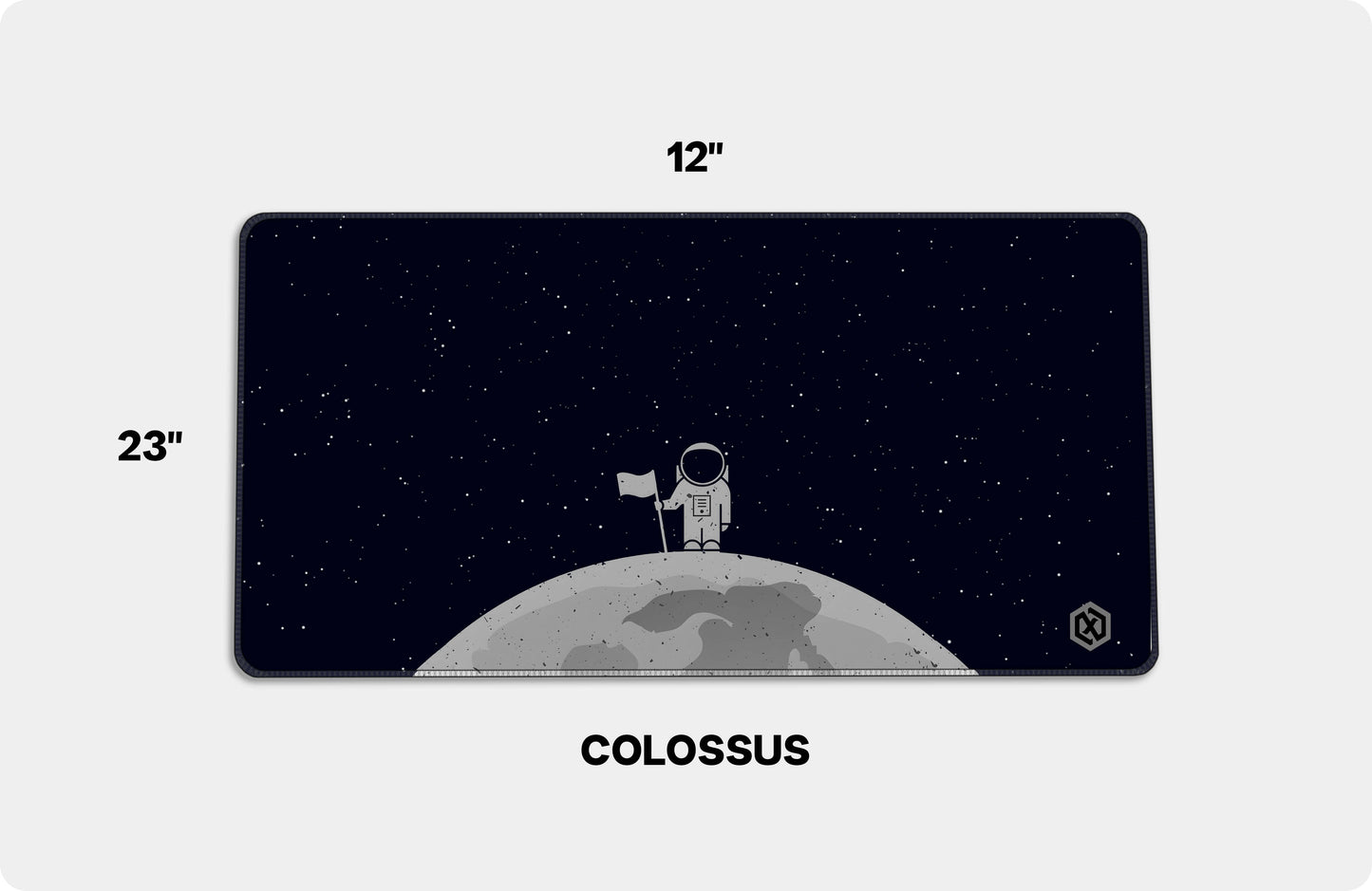 Astronaut on Moon Deskmat – Space Explorer