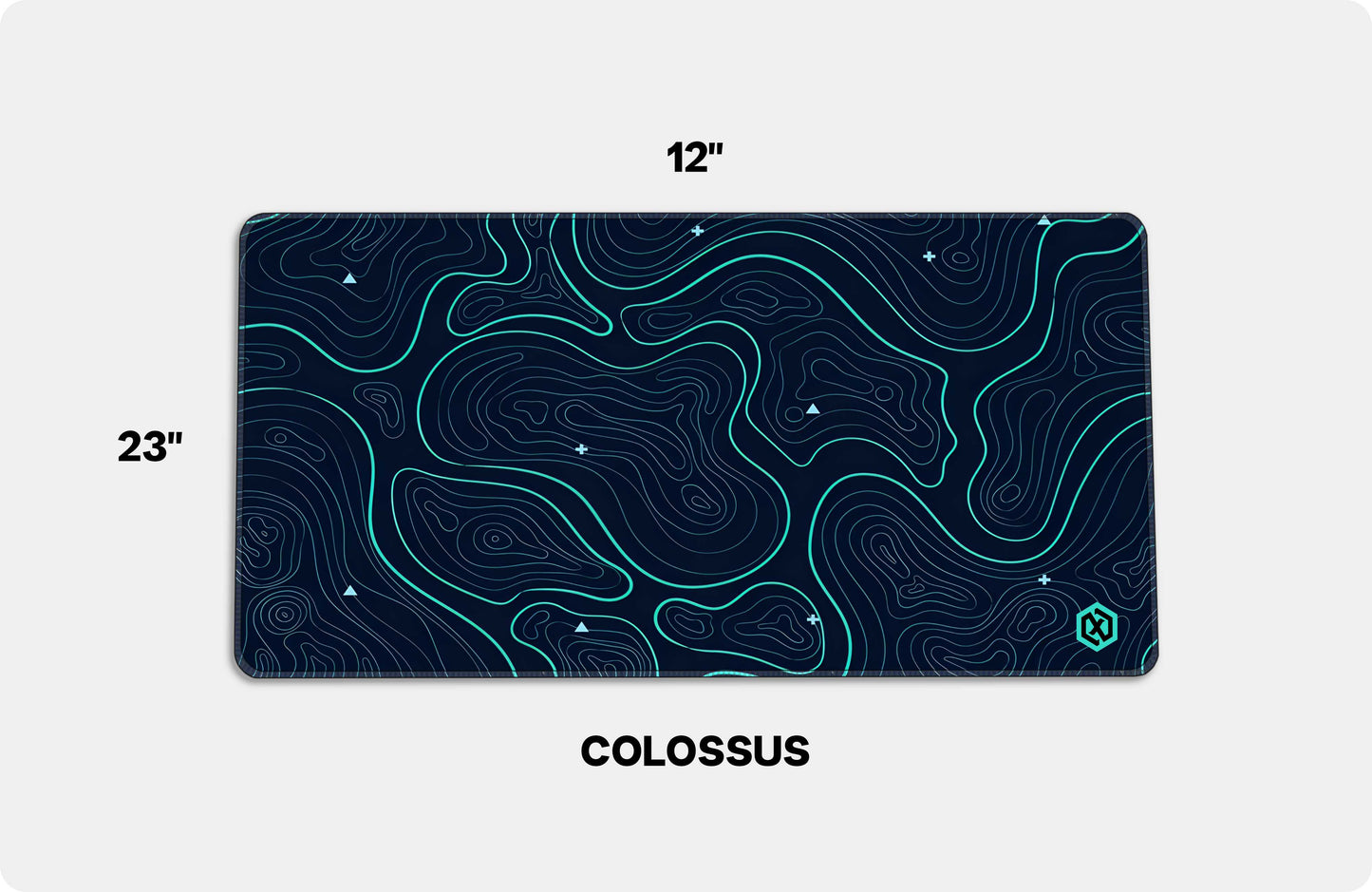 Abstract Linescape Deskmat - Sleek Line Patterns