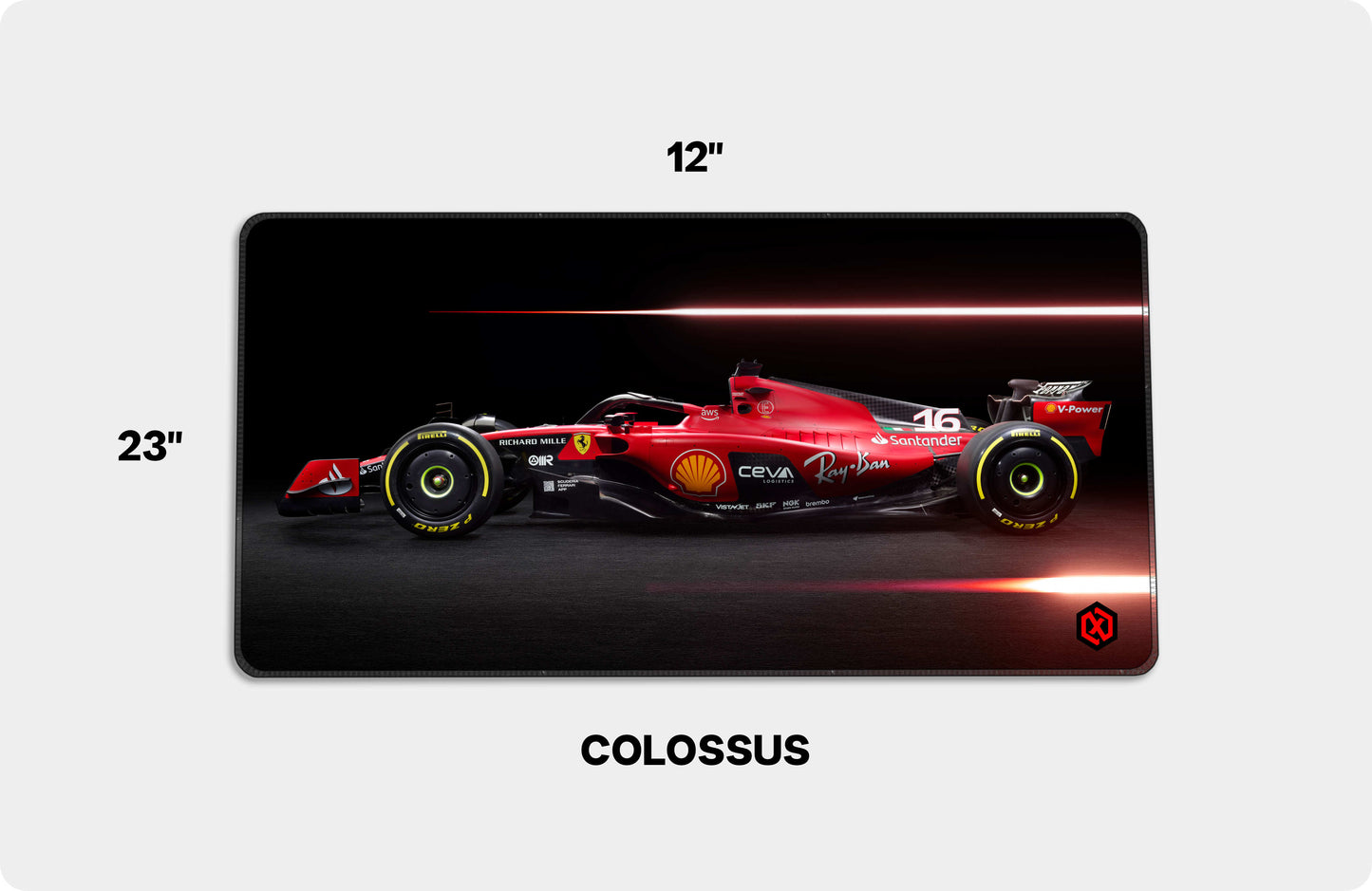 Formula 1 Ferrari Deskmat – F1 Motorsport Racing