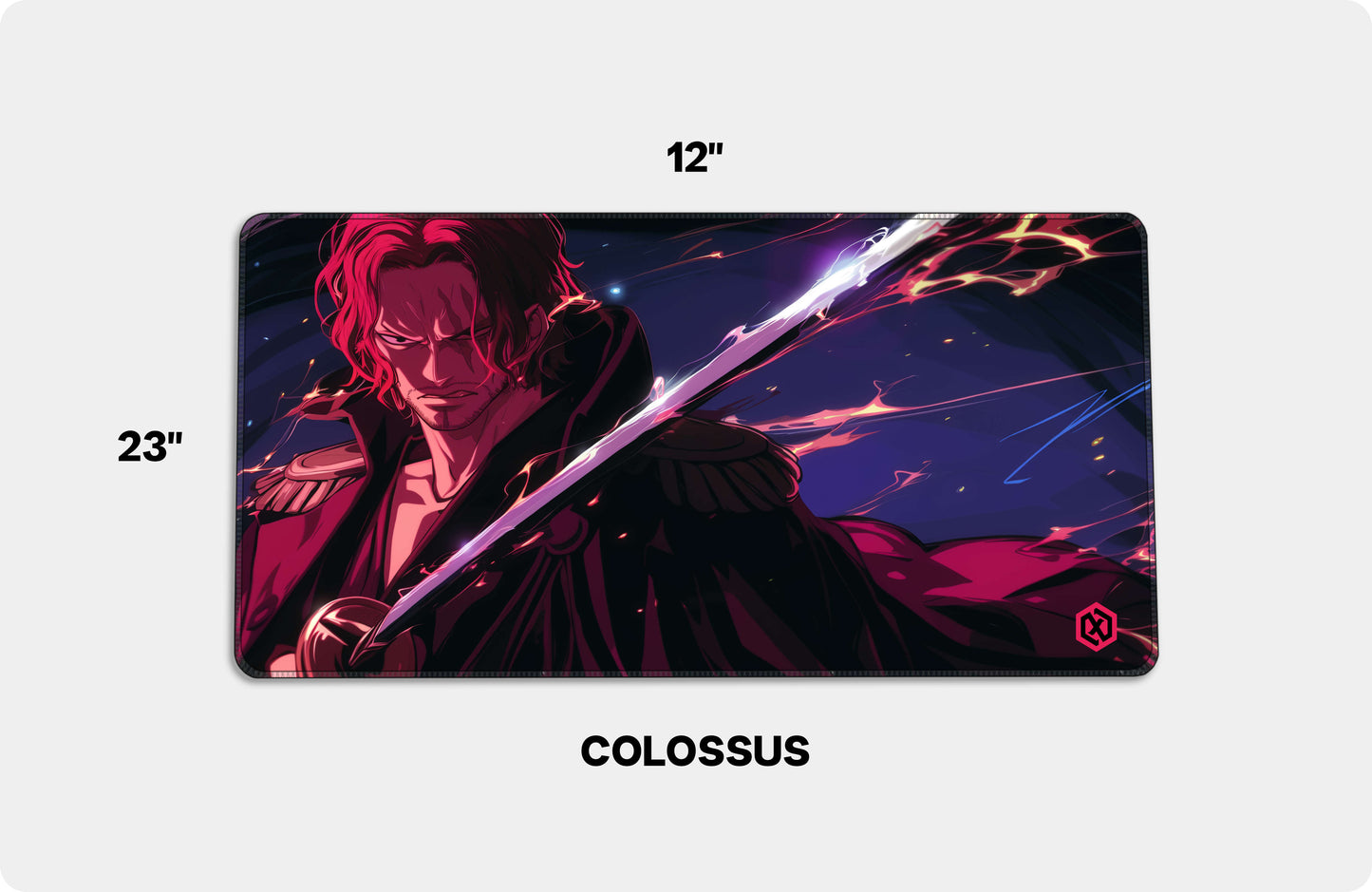 One Piece Shanks Anime Deskmat - Red-Haired Pirate Captain