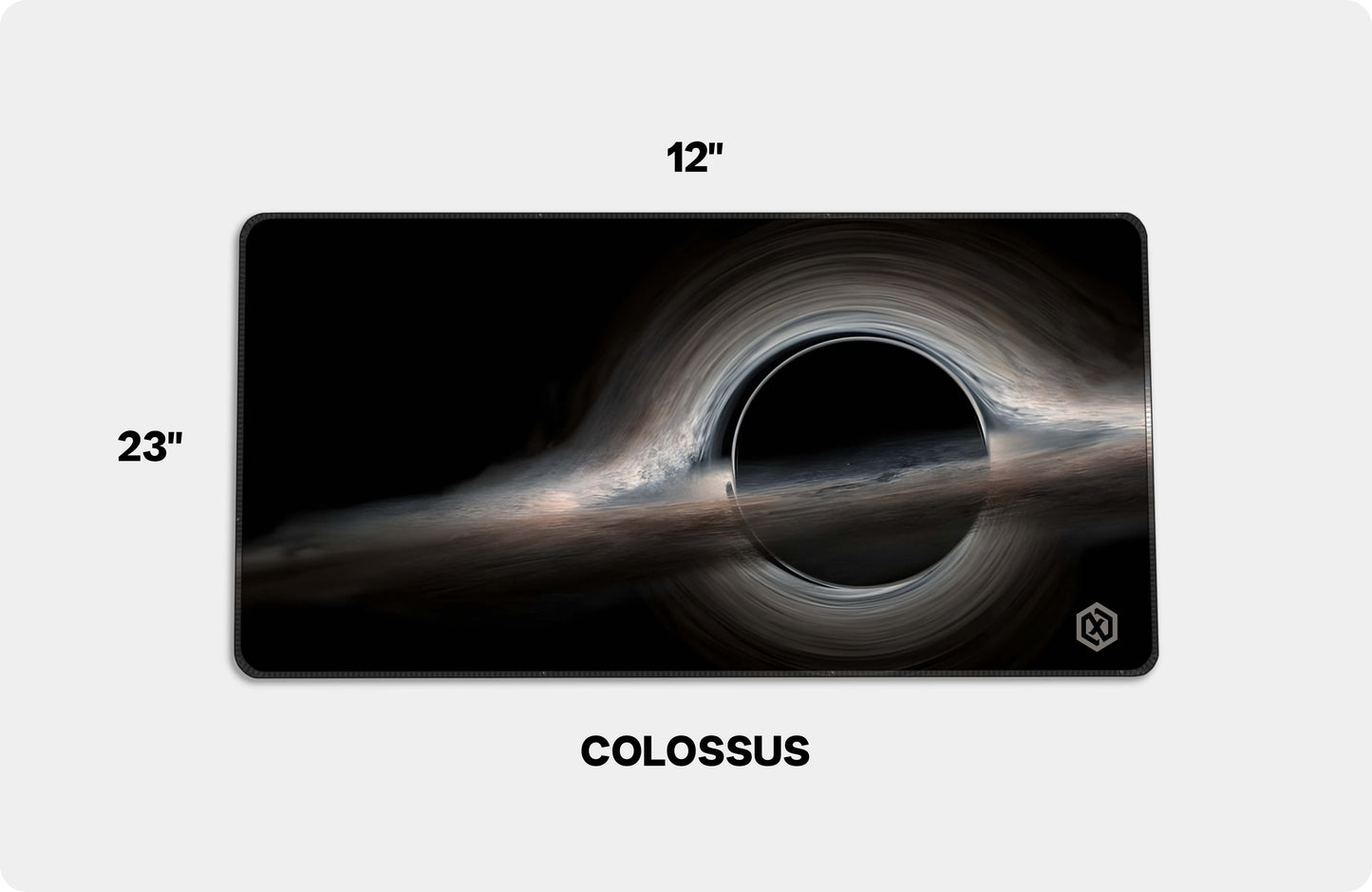 Black Hole Deskmat - Interstellar Inspired