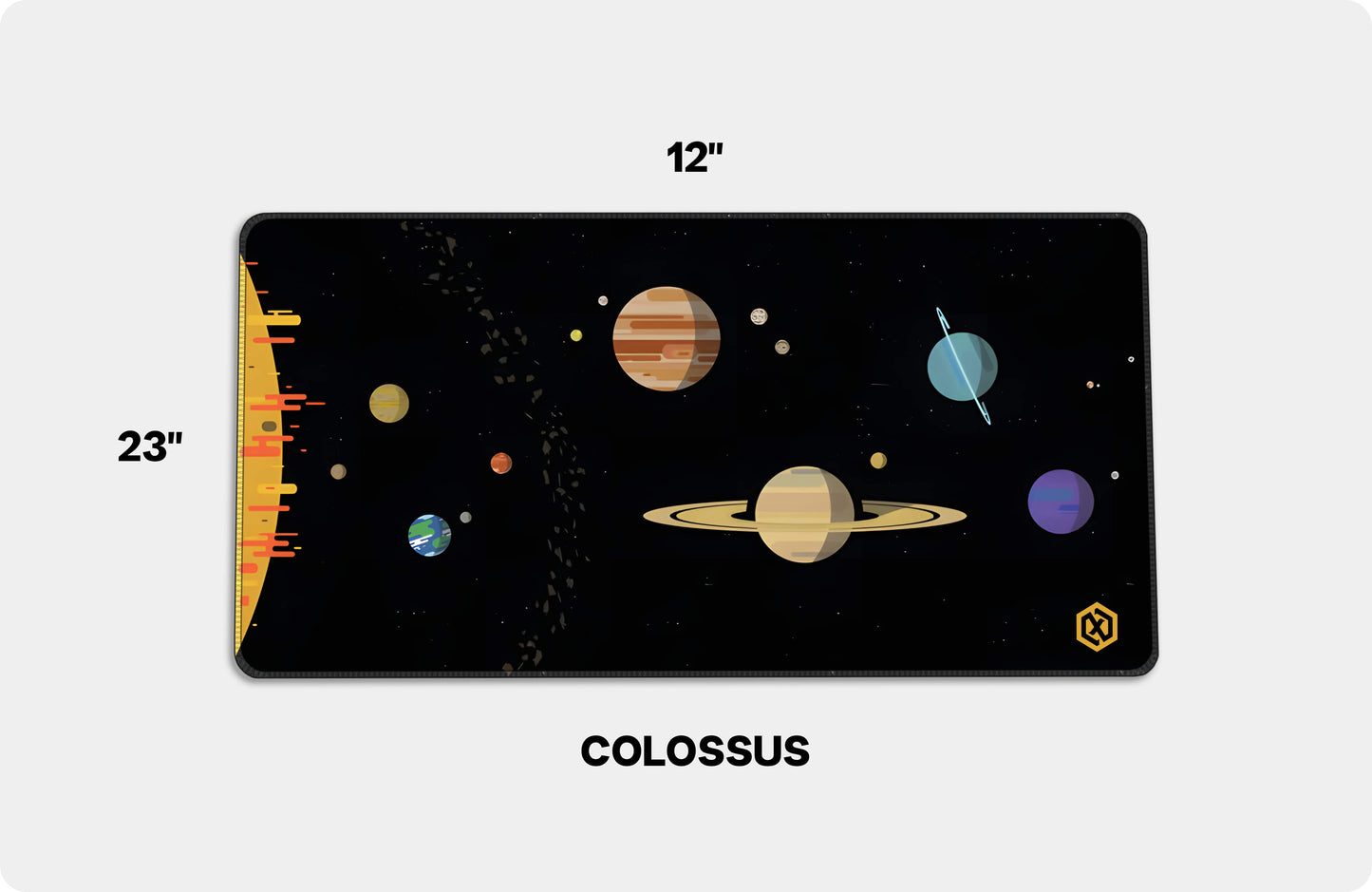 Solar System Deskmat – Planetary Orbit Galaxy