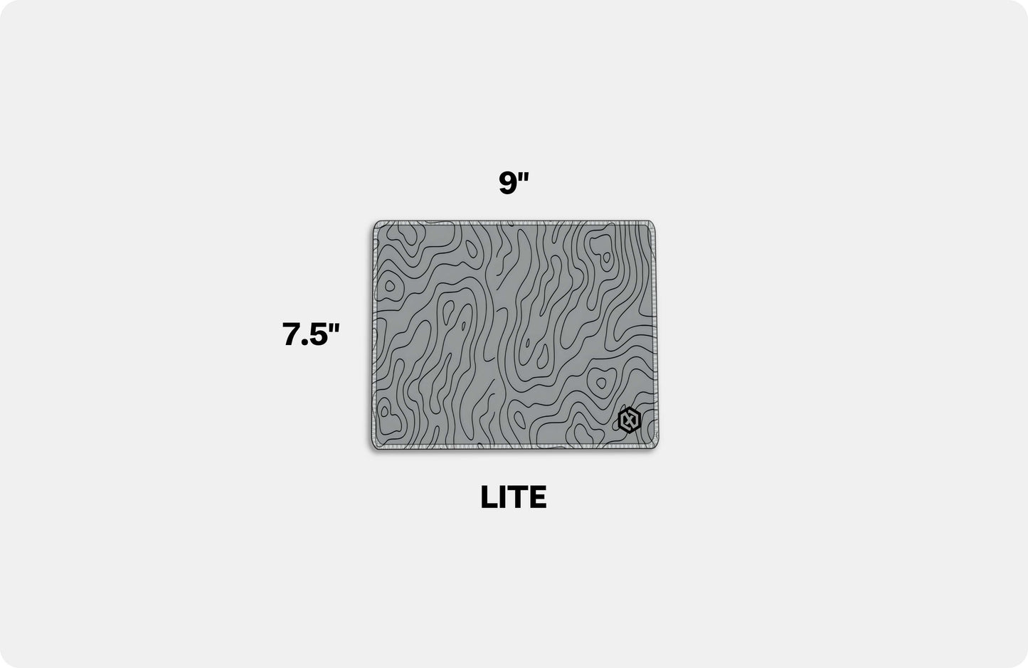 Geographic Abstract Waves Deskmat – Modern Design