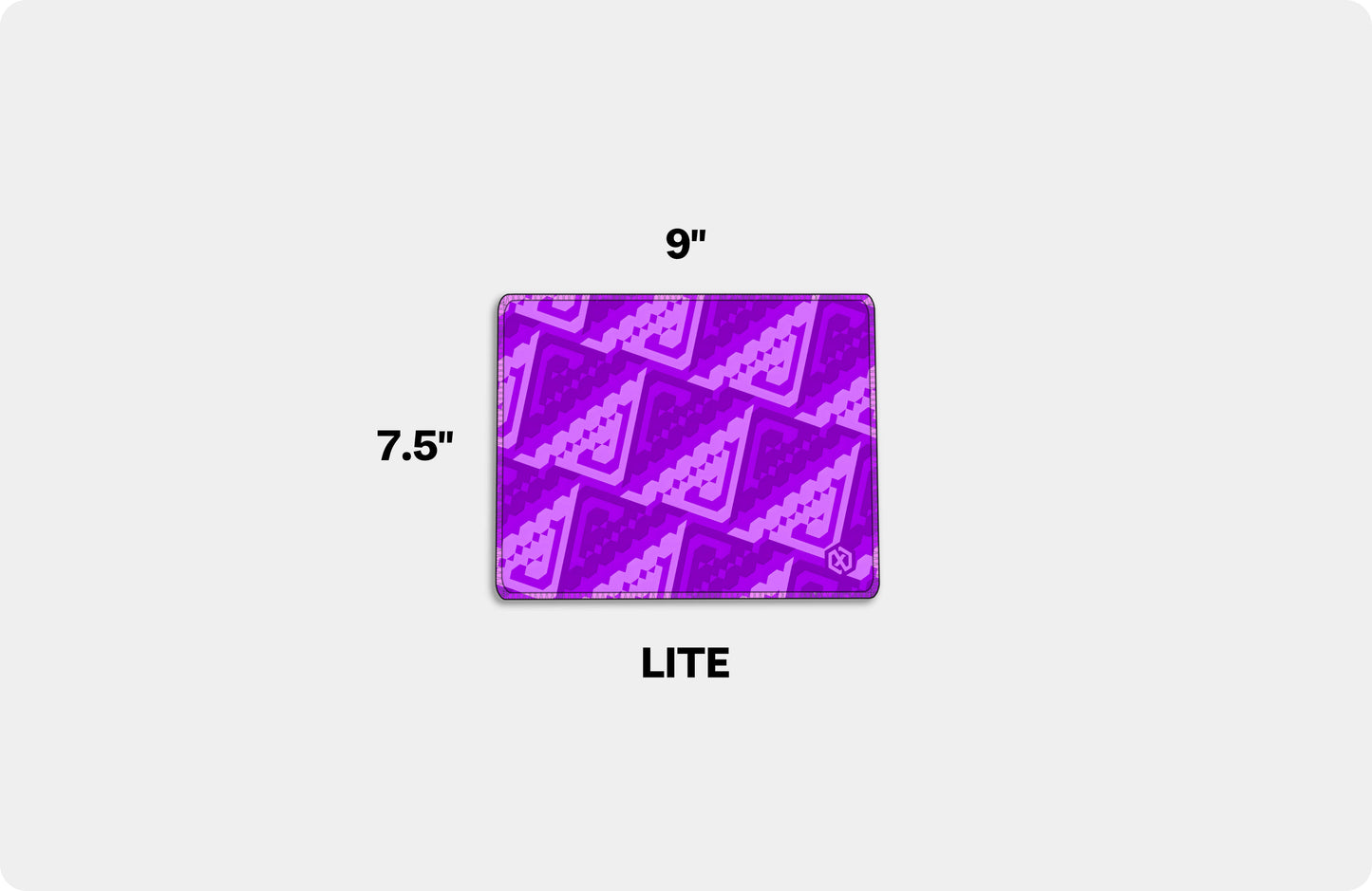 Abstract Pattern Deskmat - Purple Contour