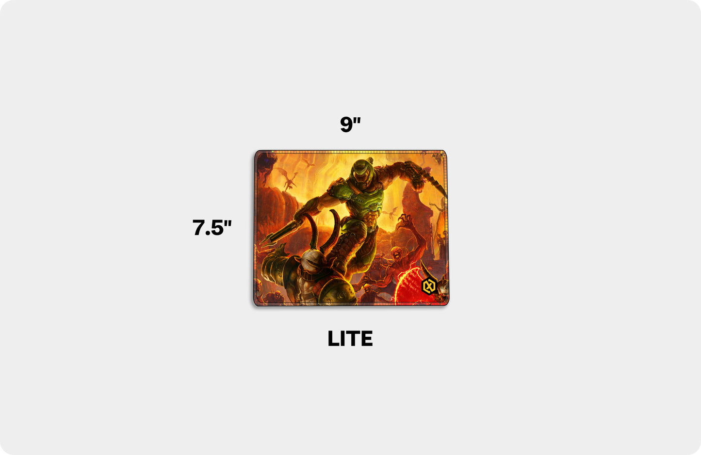 DOOM Eternal Game Deskmat – Hellfire Gaming Mat