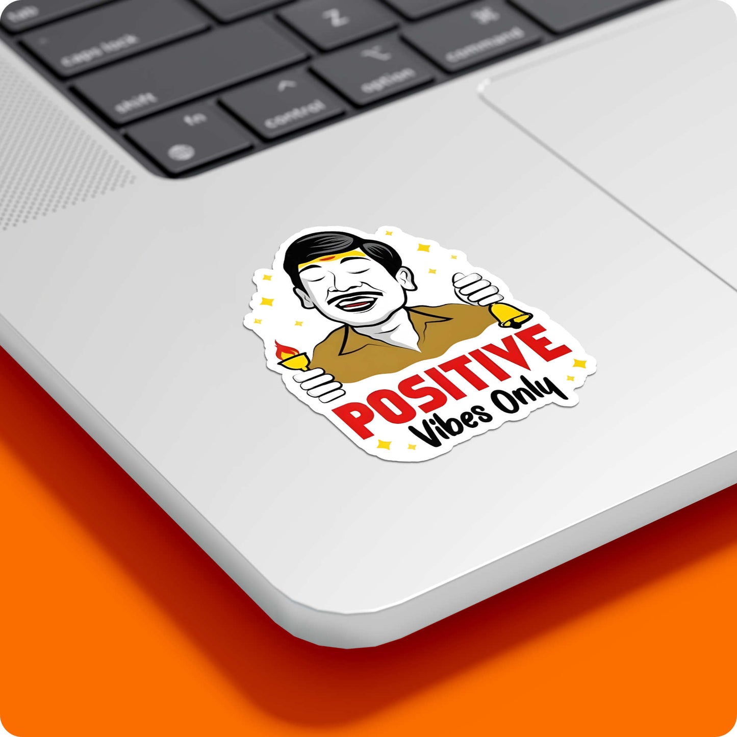 Vadivelu Funny Positive Vibe Only Sticker