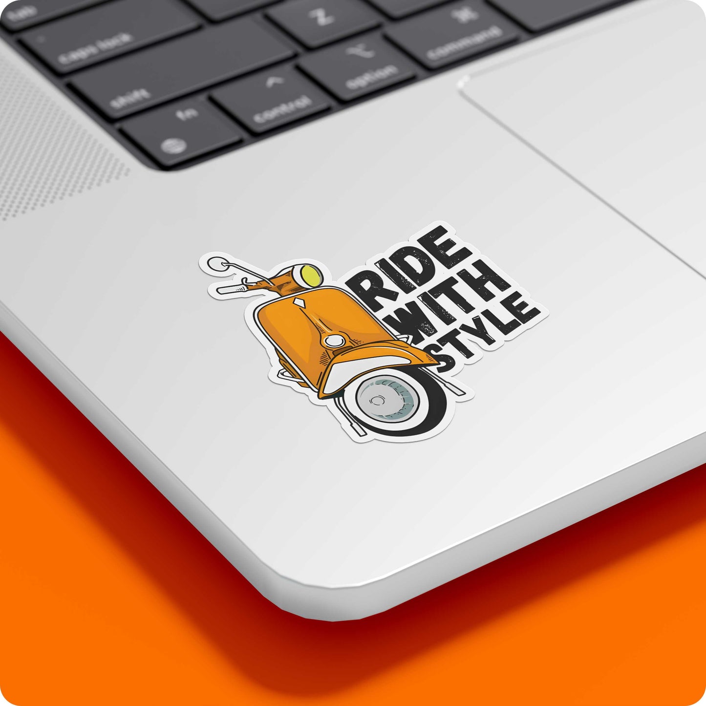 Ride with Style Biker Sticker - For True Riders