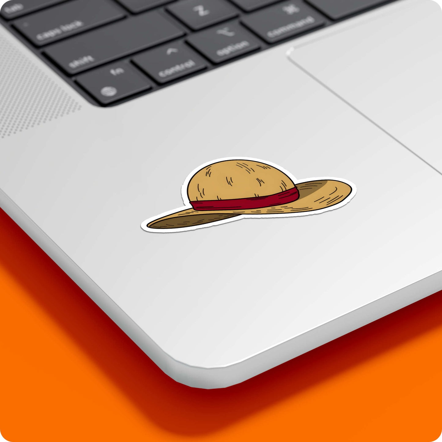 One Piece Luffy Straw Hat Sticker
