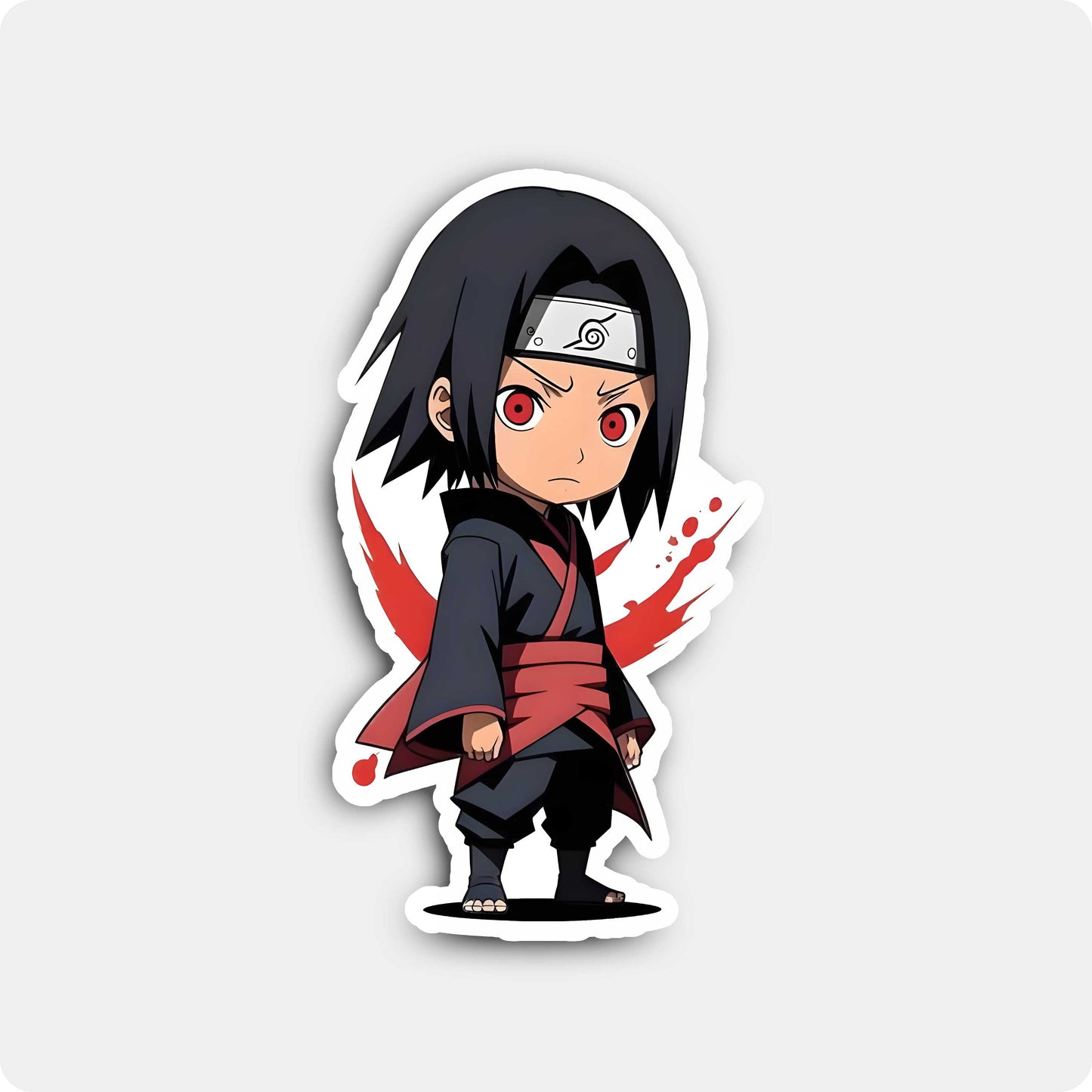 Naruto Itachi Uchiha Sticker – Cute Chibi Version