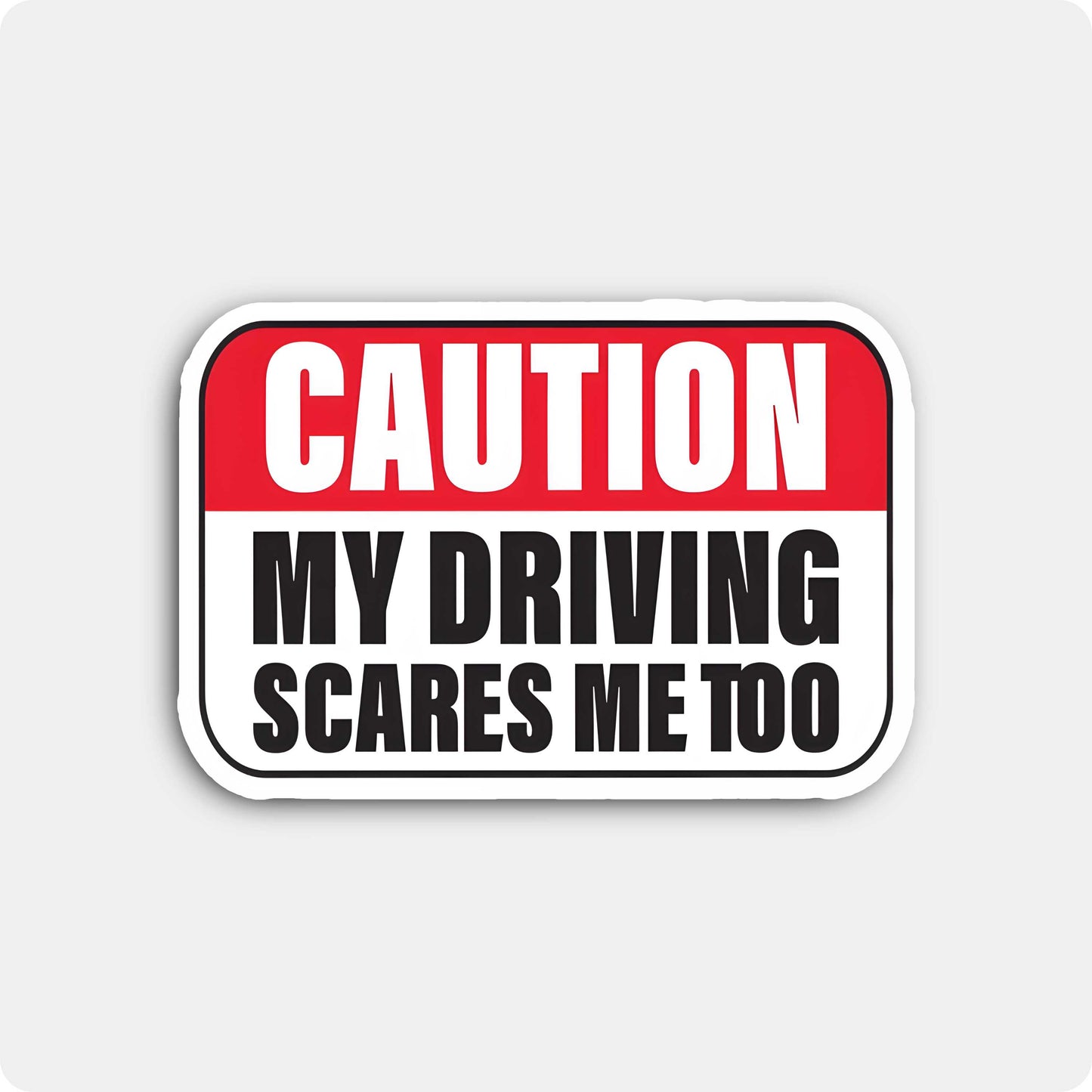 Biker Caution Sticker - Respect the Rider