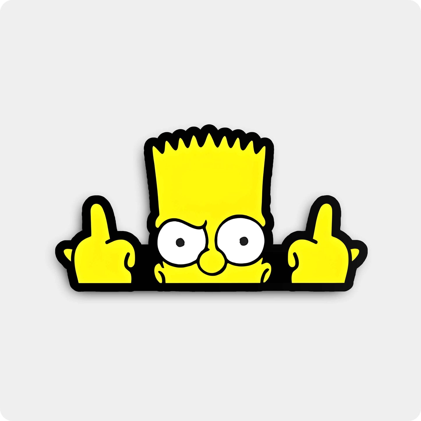 Simpsons Bart Savage Sticker